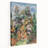 Impressionist Landscape Wall Art - Rocks and Trees - French Impressionism