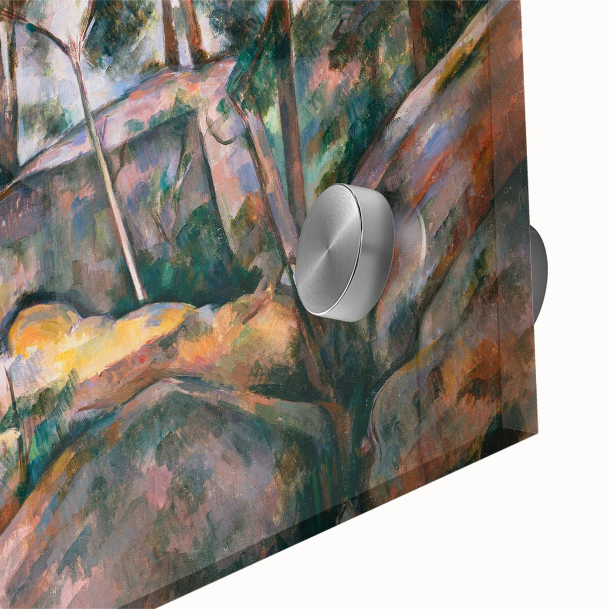 Impressionist Art – Misty Forest with Gentle Stream