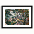Impressionist Art – Misty Forest with Gentle Stream