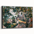 Impressionist Art – Misty Forest with Gentle Stream