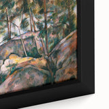 Impressionist Art – Misty Forest with Gentle Stream