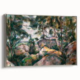 Impressionist Art – Misty Forest with Gentle Stream