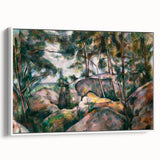 Impressionist Art – Misty Forest with Gentle Stream