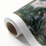 Impressionist Art – Misty Forest with Gentle Stream