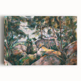 Impressionist Art – Misty Forest with Gentle Stream