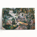 Impressionist Art – Misty Forest with Gentle Stream