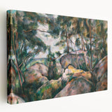 Impressionist Art – Misty Forest with Gentle Stream