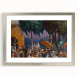 Modern Wall Art - Festive Outdoor Gathering Scene | Vibrant Social Decor