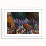 Modern Wall Art - Festive Outdoor Gathering Scene | Vibrant Social Decor