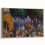 Modern Wall Art - Festive Outdoor Gathering Scene | Vibrant Social Decor