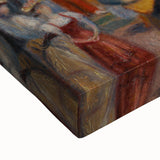 Modern Wall Art - Festive Outdoor Gathering Scene | Vibrant Social Decor