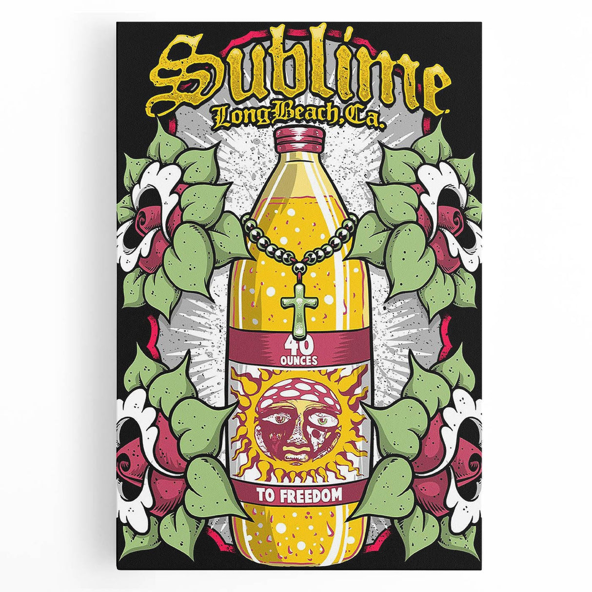 Sublime 40 Ounces to Freedom Poster – Vintage Rock Art
