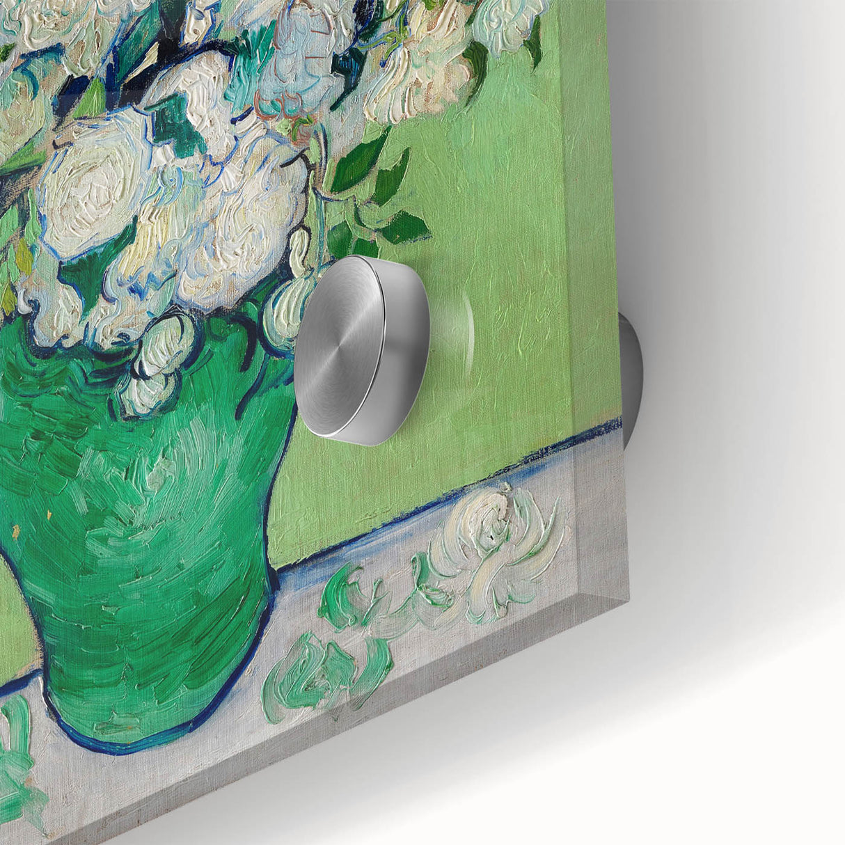 Impressionist Wall Art - Roses in Vase by Van Gogh - French Impressionism