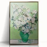 Impressionist Wall Art - Roses in Vase by Van Gogh - French Impressionism