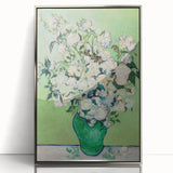Impressionist Wall Art - Roses in Vase by Van Gogh - French Impressionism