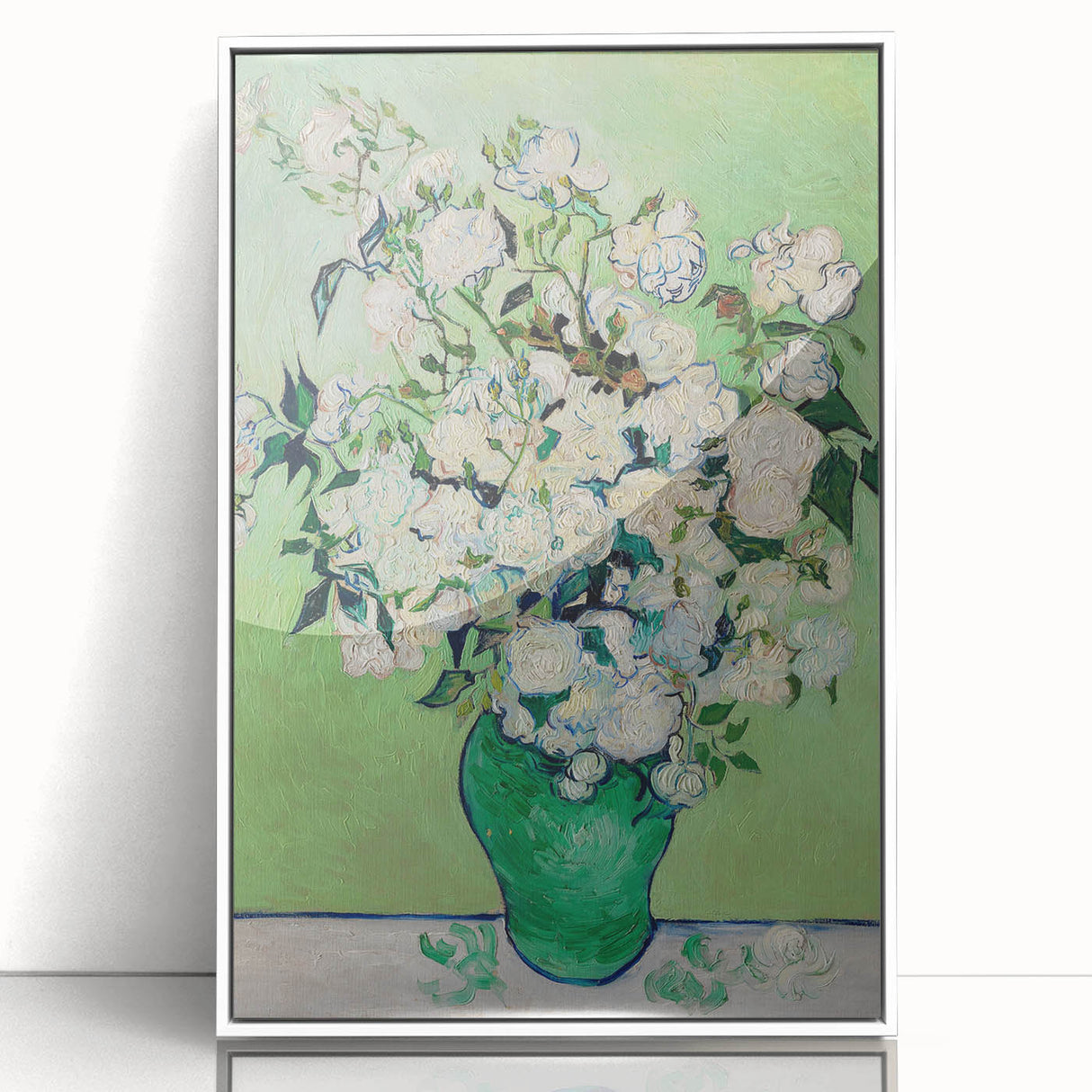 Impressionist Wall Art - Roses in Vase by Van Gogh - French Impressionism