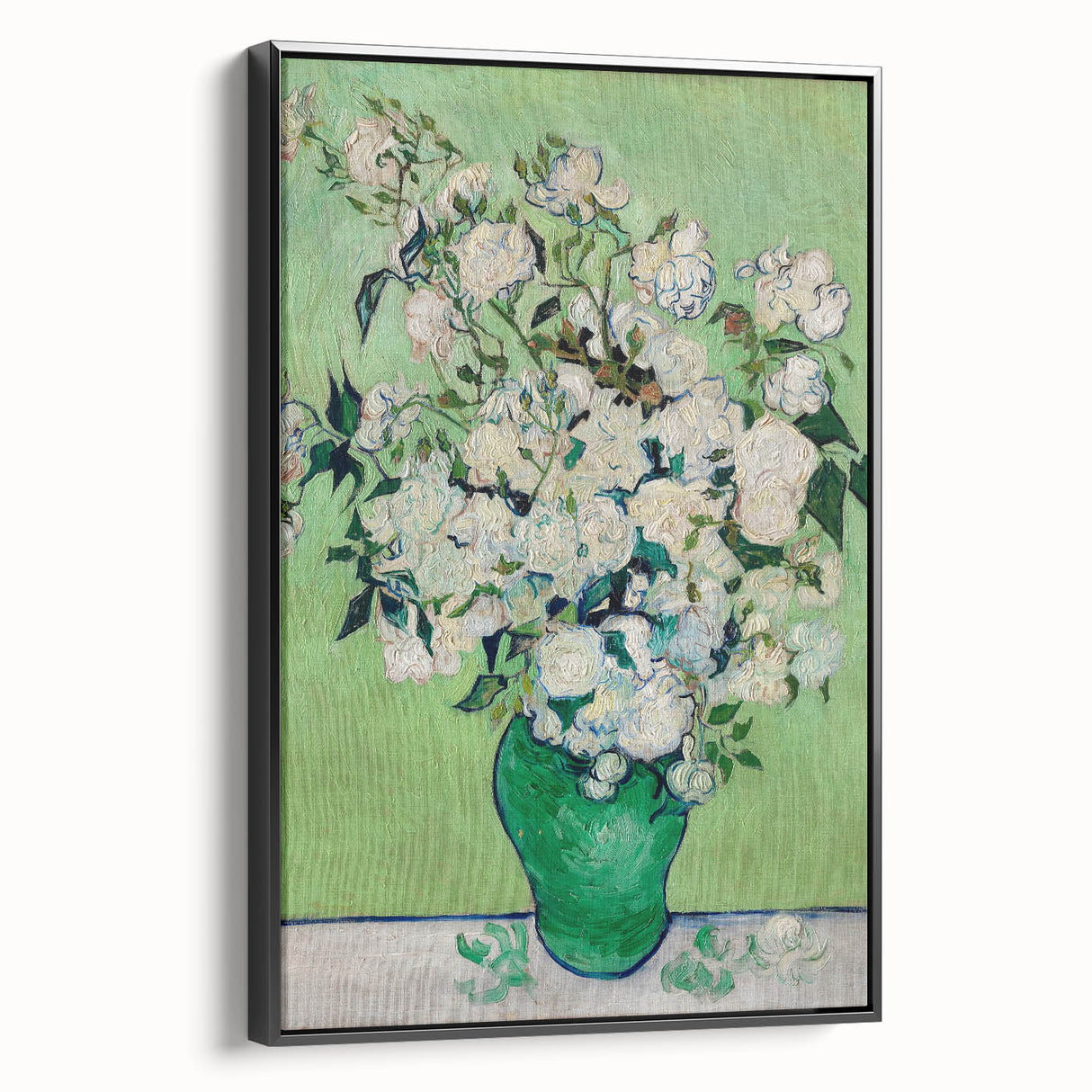 Impressionist Wall Art - Roses in Vase by Van Gogh - French Impressionism
