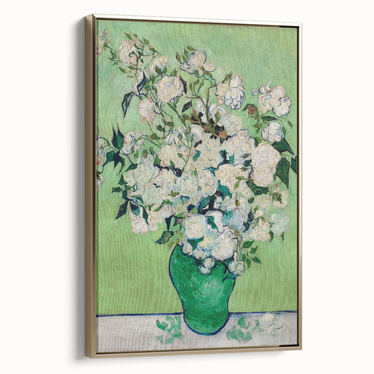 Impressionist Wall Art - Roses in Vase by Van Gogh - French Impressionism