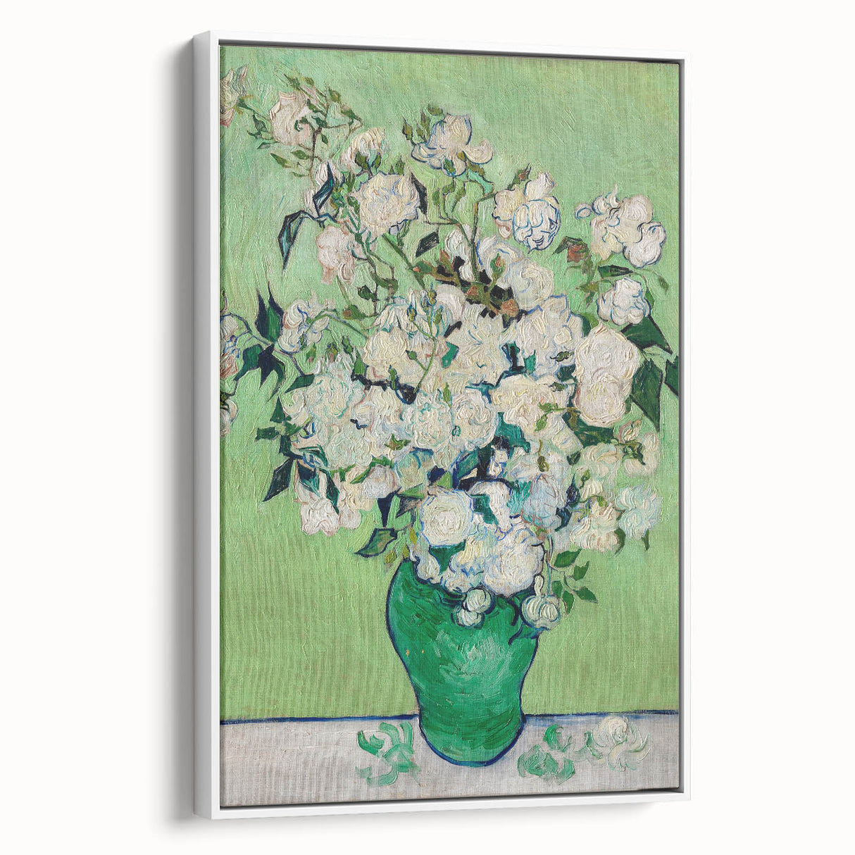 Impressionist Wall Art - Roses in Vase by Van Gogh - French Impressionism