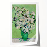 Impressionist Wall Art - Roses in Vase by Van Gogh - French Impressionism