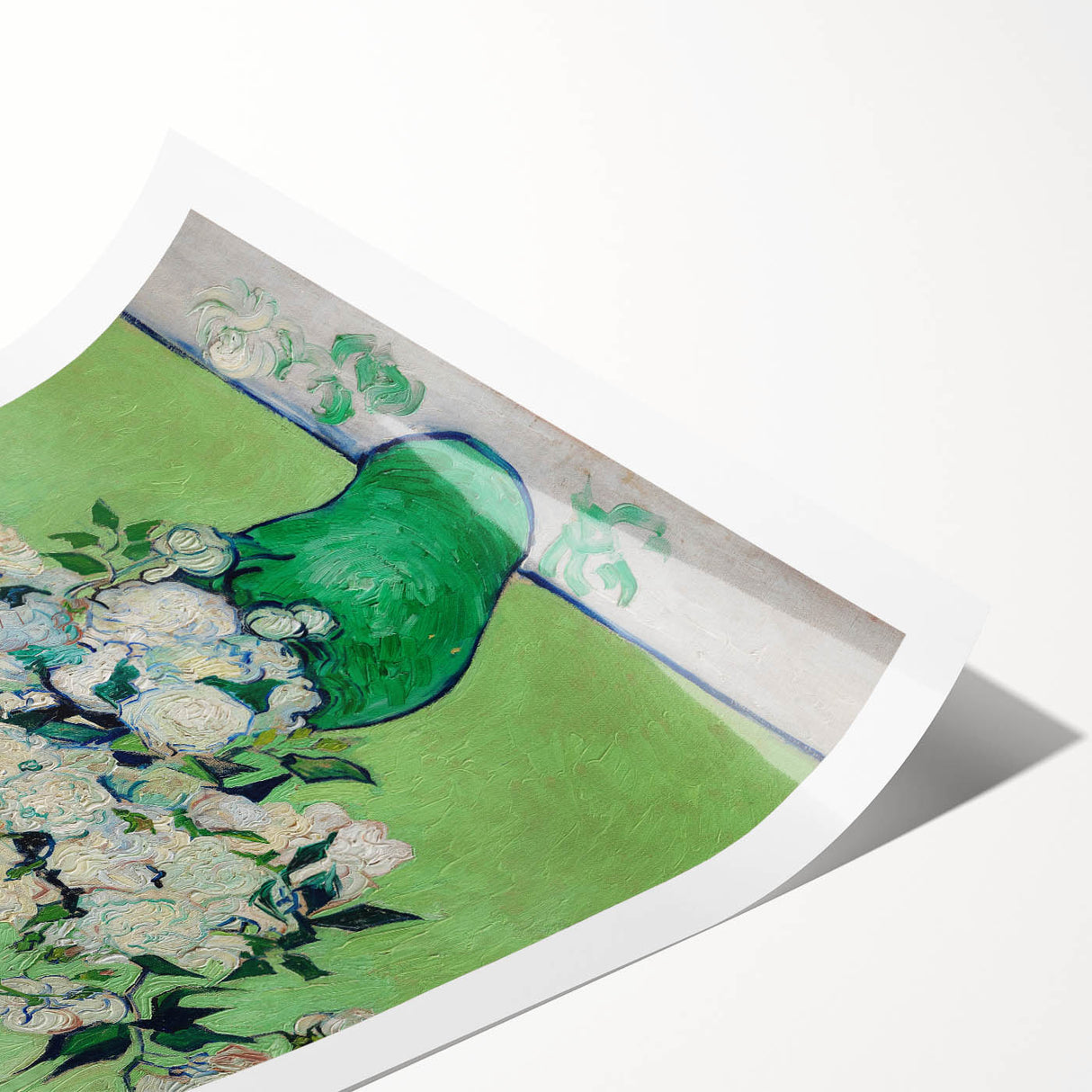 Impressionist Wall Art - Roses in Vase by Van Gogh - French Impressionism