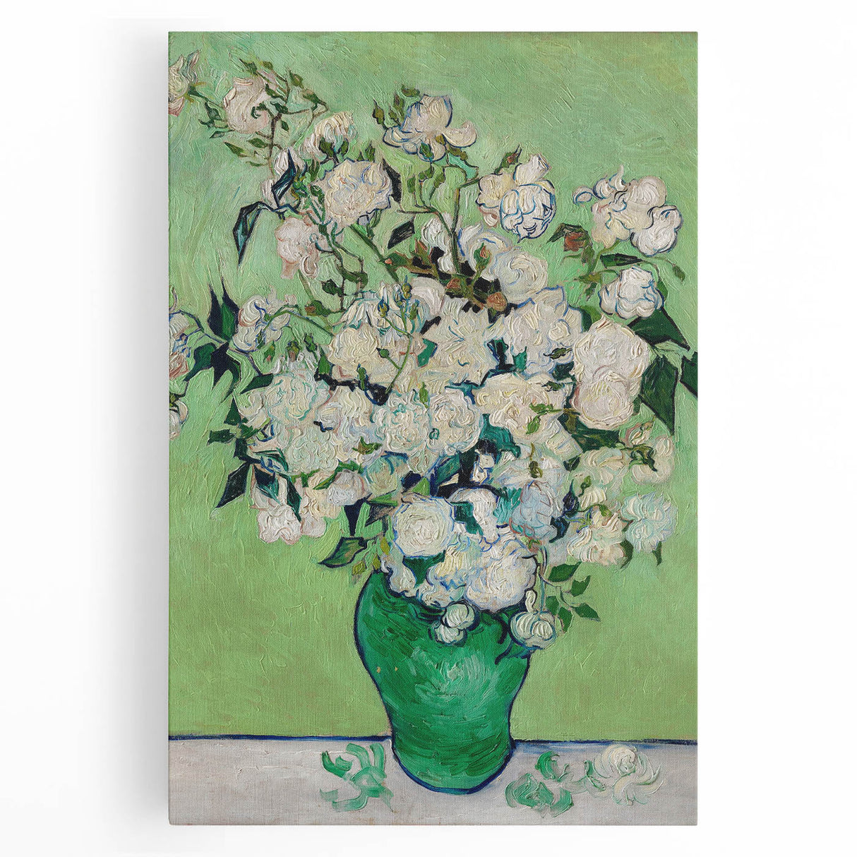 Impressionist Wall Art - Roses in Vase by Van Gogh - French Impressionism
