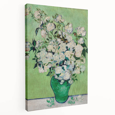 Impressionist Wall Art - Roses in Vase by Van Gogh - French Impressionism