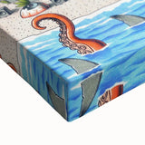 Sublime "40 Ounces" Poster – Vintage Concert Art with Alien Vibes