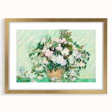 Impressionist Floral Wall Art - Vincent Van Gogh Roses on Canvas