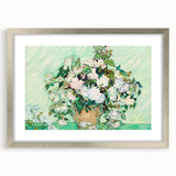 Impressionist Floral Wall Art - Vincent Van Gogh Roses on Canvas