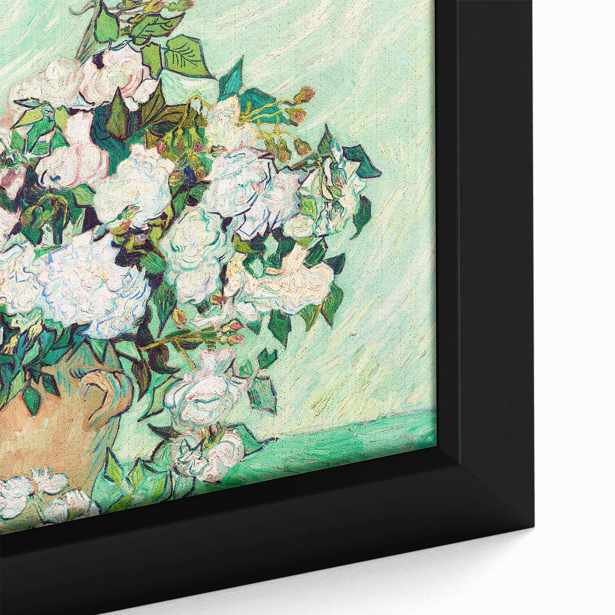 Impressionist Floral Wall Art - Vincent Van Gogh Roses on Canvas