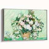 Impressionist Floral Wall Art - Vincent Van Gogh Roses on Canvas