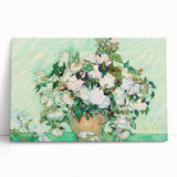 Impressionist Floral Wall Art - Vincent Van Gogh Roses on Canvas