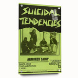 Suicidal Tendencies Concert Poster – Vintage Punk Rock Art