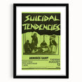 Suicidal Tendencies Concert Poster – Vintage Punk Rock Art
