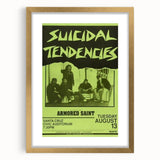 Suicidal Tendencies Concert Poster – Vintage Punk Rock Art