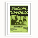 Suicidal Tendencies Concert Poster – Vintage Punk Rock Art