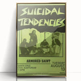 Suicidal Tendencies Concert Poster – Vintage Punk Rock Art