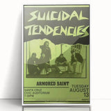 Suicidal Tendencies Concert Poster – Vintage Punk Rock Art