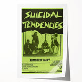 Suicidal Tendencies Concert Poster – Vintage Punk Rock Art