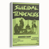 Suicidal Tendencies Concert Poster – Vintage Punk Rock Art
