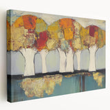 Modern Abstract Living Room Wall Art - Large Canvas and Framed Print