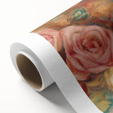 Impressionist Floral Wall Art - Renoir's Roses on Canvas Print