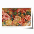 Impressionist Floral Wall Art - Renoir's Roses on Canvas Print