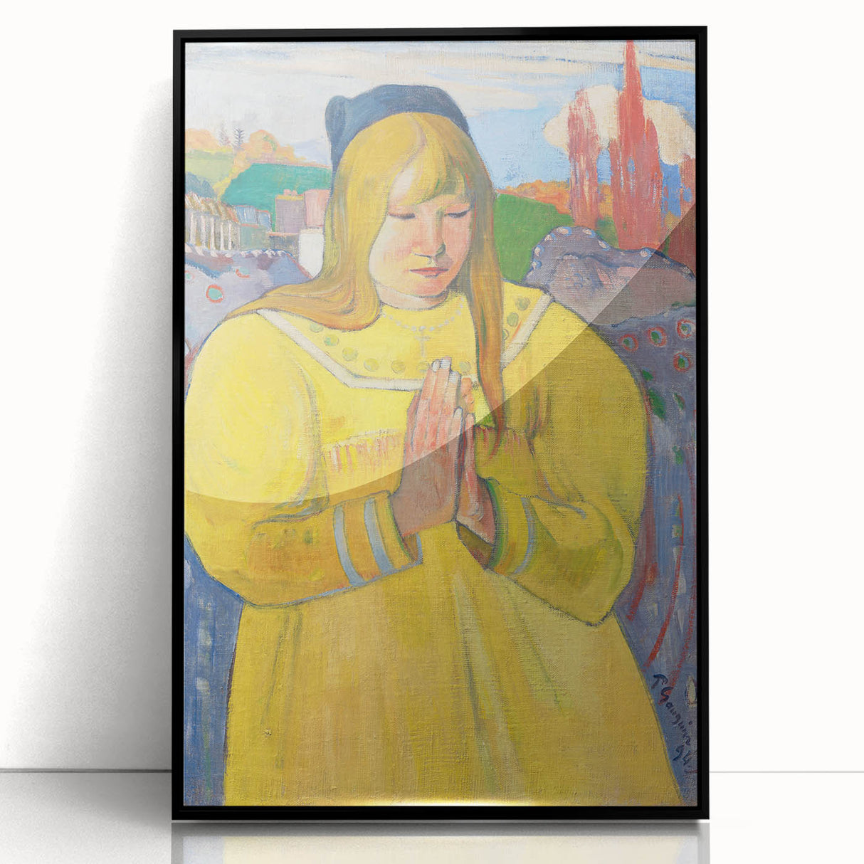 Young Christian Girl | Modern Art Print by Paul Gauguin