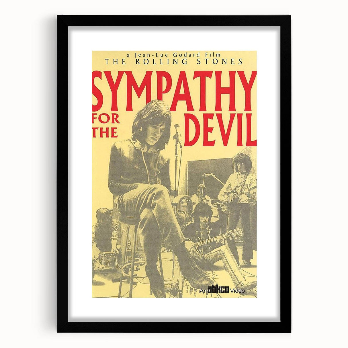 Rolling Stones "Sympathy for the Devil" Poster – Vintage Film Art