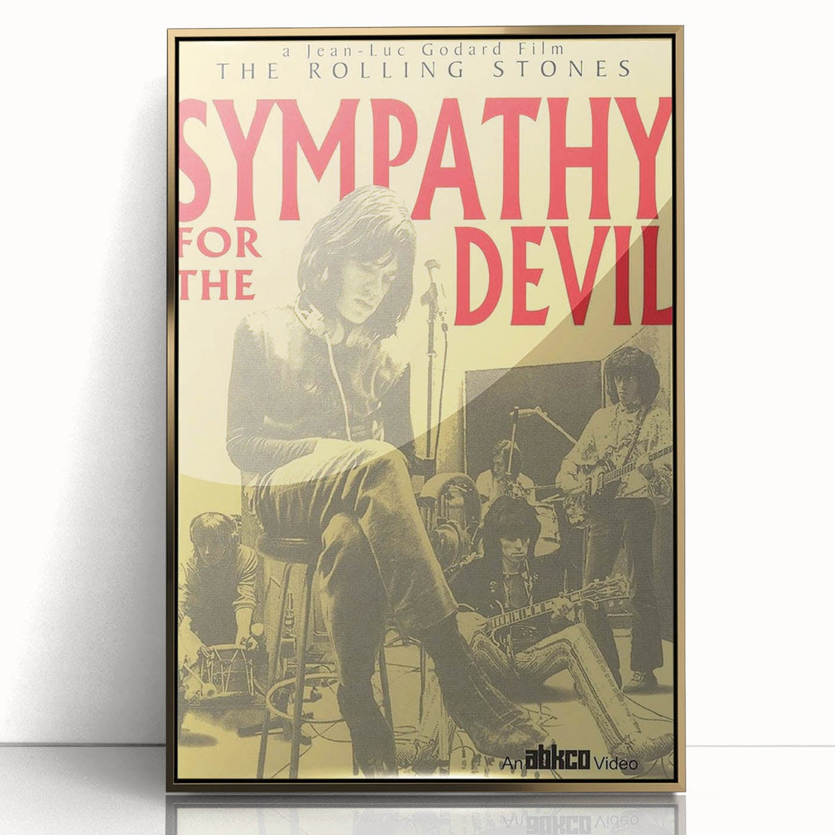 Rolling Stones "Sympathy for the Devil" Poster – Vintage Film Art