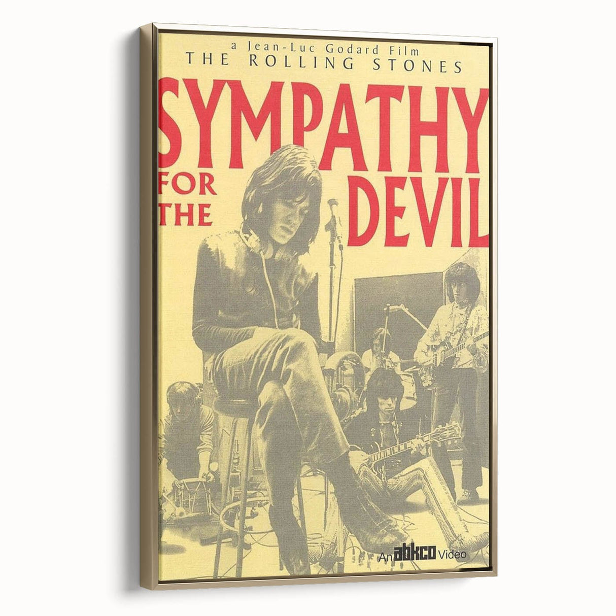 Rolling Stones "Sympathy for the Devil" Poster – Vintage Film Art
