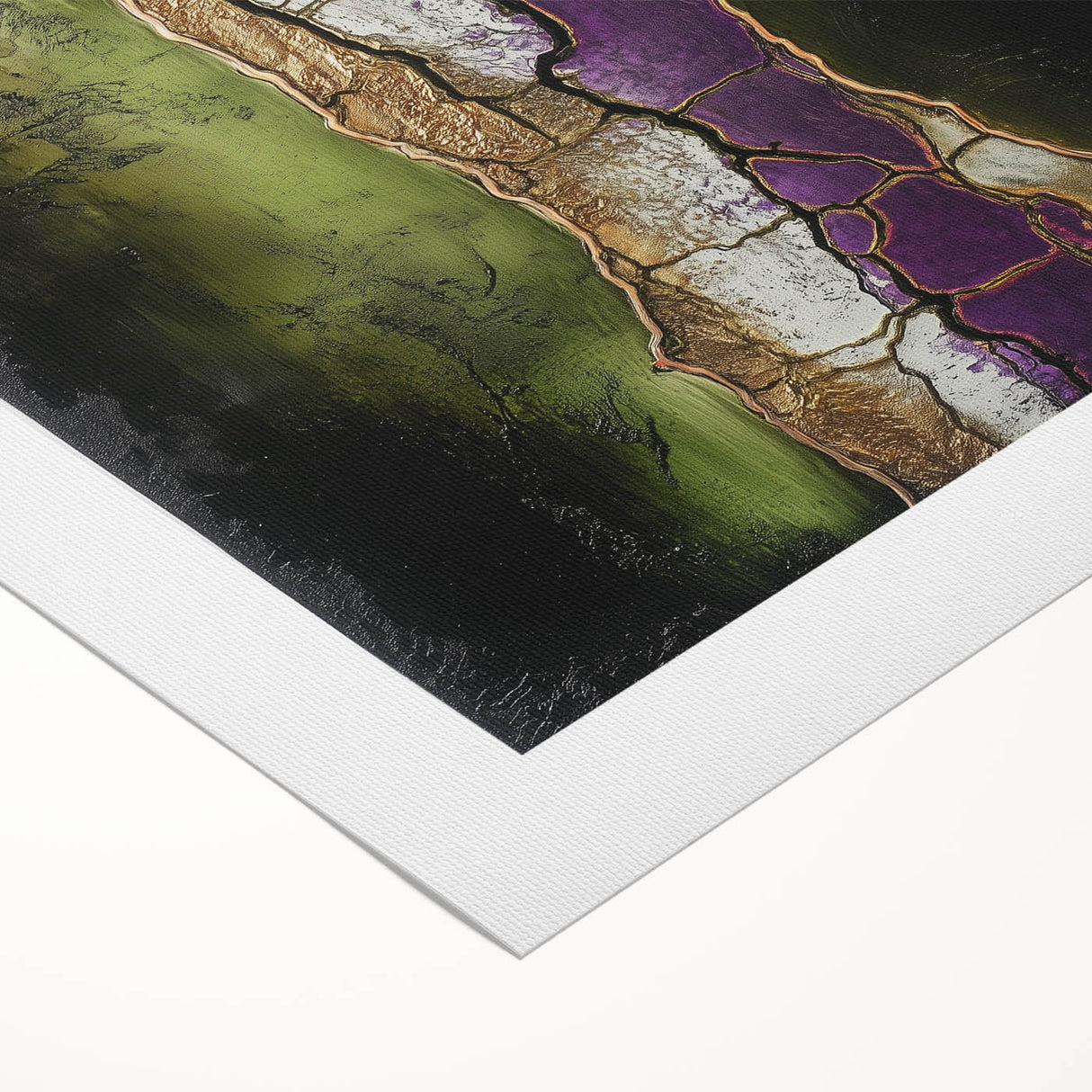 Textured Abstract Wall Art - Modern Canvas & Framed Print