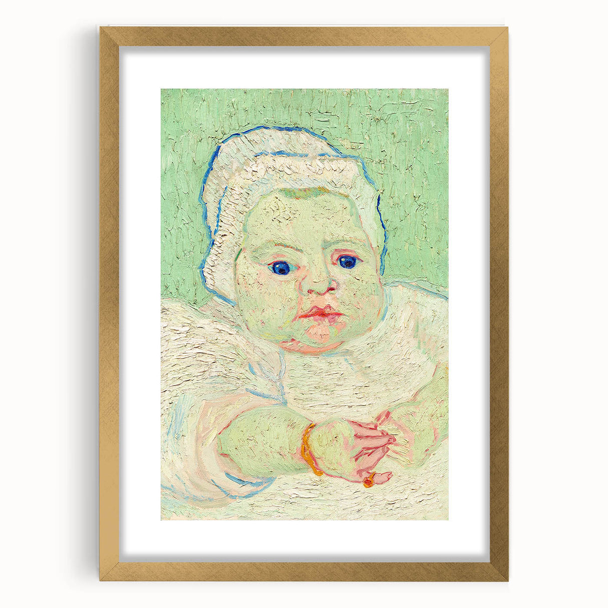 Impressionist Wall Art - Roulin's Baby by Van Gogh - French Portrait Art
